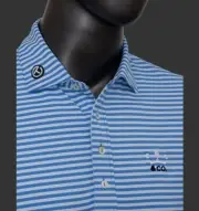 Scotty Cameron Polo XXL Crown And Co Hart Marina Blue Performance Jersey Polo