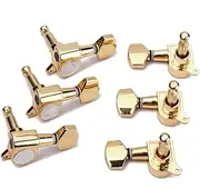 Parliky 6 Pack of Tuning Pegs Small Square Machine Heads Style Size for Guitar Strings