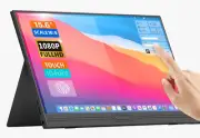 15.6" Touch Screen Monitor FHD 1080P IPS Portable Monitor with HDMI &USB-C Ports