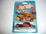 1979 Mattel Hot Wheels Black and Red '37 Bugatti #1696 Classic Hot Rod Car