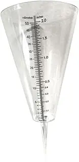 Rain Glass Sprinkler Gauge Rain Measure Rain Gauge Outdoor Decorative Measuring Cup Sprinkler Cup Pour Clear Rain Gauge Lawn Supplies Lawn Rain Gauge Rain Meter Plastic Transparent Generic