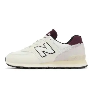 New Balance 休閒鞋 574 男鞋 女鞋 白 紅 麂皮 復古 經典 NB 紐巴倫 U574YR2-D