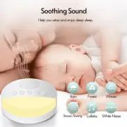 White Noise Sleeping Machine Baby Sound Machine Sound Therapy USB Rechargeable