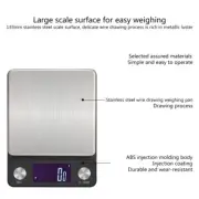 Professioanl Kitchen Scale with Hidden-Hook Chargable/Battery Scale 9 Units
