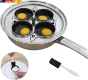 Egg Poacher Pan - Stainless Steel Poached Egg Cooker – Perfect Poached Egg Maker
