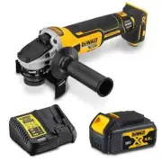 DEWALT 18V XR BRUSHLESS 125MM 1 X 4.0AH ANGLE GRINDER KIT DCZ400M1-XE