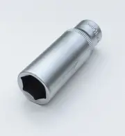 Draper 15mm x 3/8" dr. drive 6 pt deep long reach satin socket tool