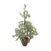 Colours Of Christmas Burlap Base 80x35cm Xmas Tree Holiday Home Decoration Green