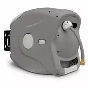 Sunneday XW-30B Retractable Hose Reel, Wall Mount, Plastic, Holds 100 Ft. -