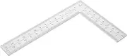 Stainless Steel Framing Square 150x100mm Right Angle Ruler for Woodworkers Carpenters Students