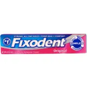 Fixodent Complete Denture Adhesive Cream, Original, 2.4 oz