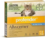 Profender Cat Allwormer Broad Spectrum Control, 2 count