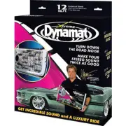 Dynamat DMT10435 Black Aluminum Sound Barrier Pack of 4 Performance Racing Parts