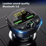 FM Transmitter Auto Bluetooth Kfz Radio Adapter mit Dual USB Ladegerät für Handy