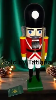 RICHARD GLASSER NUTCRACKER SOLDIER 15” Tall NWT Germany LARGE