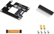 PCIe to M.2 Adapter for Pi 5, Supports NVMe Protocol M.2 Solid State Drive