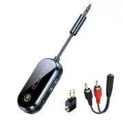 Bluetooth Transmitter Receiver Audio Adapter: Dual Headphones Aux Wireless Mu...