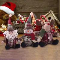 在飛比找蝦皮購物優惠-聖誕樹裝飾掛娃娃掛飾,麋鹿雪人娃娃挂件
