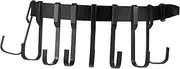 BELLIFFY 1 Set Tree Stand Strap Hooks Safety Harness for Outdoor Hunting Durable Strap with Multi Hooks for Organizing Gear for Camping and Climbing Activities