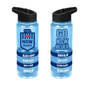State of Origin NSW Blues Tritan Bottle with Wrist Bands Man Cave Bar Gift