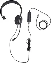 Phone Headset, HD Microphone, Lightweight, USB C, 3.5mm Port, No Driver, Speaker Volume Adjustment, Monaural, Home, Office, Call Center, Customer Service