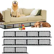 10Pcs Under Bed Guards Under Couch Blocking Fence for Hard Surface Floors