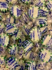 Sugar Free Starlight Spearmint Mints Hard Candy- {BULK CANDY BAG- ONE POUND}