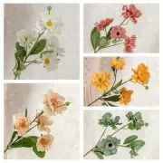 Artificial Poppy Flower Stems (Set of 3)