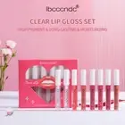Clear Lip Gloss Set Lip Balm Hydrating Plumping Lip Coat Moisturizing Tint M8S2