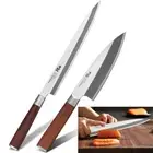 TURWHO 16cm+24cm Sashimi Knife Salmon Fish Sushi Tuna Slicer Kitchen Chef Knife