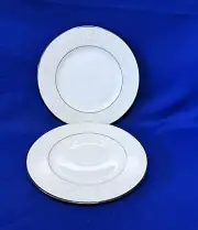 Lenox OPAL INNOCENCE Dinner Plate 10 7/8" Set of 2 NEW