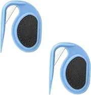 MEZOKUCEL 2Pcs Pet Dematting Combs Knotting Comb Dog Detangler Cat Massage Comb Pet Deshedding Brush with Safety Blades Knives Hair Removal Comb Dematting Grooming Tool (Blue)