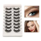 8pairs False Eyelashes Natural Attractive Beauty Fake Eyelashes Comfortable