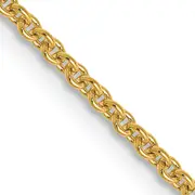24 Inch 14K 1.4mm Round Cable Chain