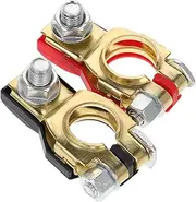 Generic Car Battery Terminal Connectors Japanese Inspired Design Easy Installation Positive Negative Clamps for Auto Truck Motorcycle Suv Battery Posts Durable Construction
