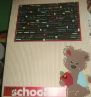 SCHOOL FRIENDS Classmates Students Memories 8.5 x 11 Premade Scrapbook Page Cute