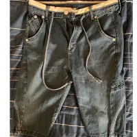 在飛比找Yahoo奇摩拍賣-7-11運費0元優惠優惠-EDWIN 重磅牛仔短褲 (淺色)