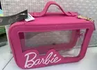 Barbie Impressions Vanity Makeup Carry Case Limited Edition Clear Pink NWT
