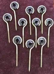 Channel Master 3071 Lot of 10 3-1/2" Screw In Standouts for Wire Standoffs