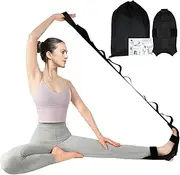 Peaken Yoga Stretching Strap, Flexstrap​Leg Stretcher Strap with 7 Adjustable loops,Fascia Stretcher for Physical Therapy,Plantar Fasciitis Relief,Pilates,Dance & Gymnastics