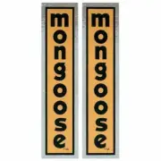 Mongoose - 1980-81 Fork Gold Decal set - Old school bmx
