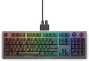 Alienware AW920K Tri-Mode Wireless Gaming Keyboard. Magnetic snap on Charging, 2.4 GHZ Wireless, 5.1 Bluetooth, Cherry MX Red Switches - Dark Side of The Moon