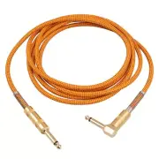 2X(Guitar Instrument Cable 10FT Electric Instrument Bass Cord 1/4 Inch6673