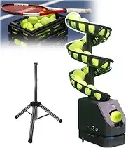 Portable Tennis Launcher, Adjustable Tennis Pitcher /3 Adjustable Speed, Portable Tennis Serving Machine, Automatic Tennis Pitcher, withoutcatchingnet