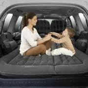 Car Mattress SUV Air Mattress Thickened and Double-Sided Flocking Travel Mattres