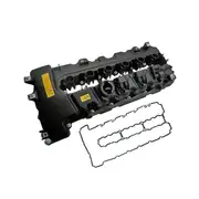 11127565284 Engine Valve Cover & Seal & Gasket N54 For E82 E88 E90 E92 E93 E91 E60 E61 F01 F02 Black