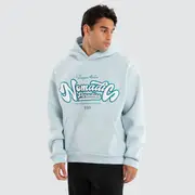 [Nomadic Paradise] Ripple Oversized Hoodie Baby Blue
