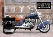 PINT KIT OF INDIAN SPRINGFIELD BLUE. MOTORCYCLE, AUTOMOTIVE, HOT ROD, HOK