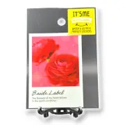 Ranunculus Sticker Beautiful Red Flowers Quirky Fun Japan B-Side Label