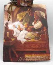 2 Scott Gustafson Fairy Tales Paper Gift Bags Goldilocks & Jack and Beanstalk